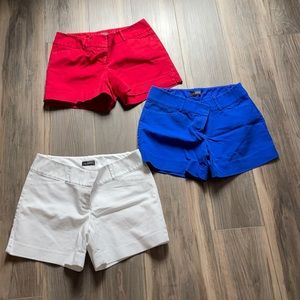 The Limited shorts red white blue size 8